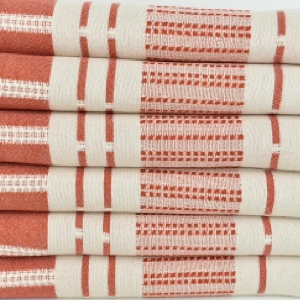 S X S W Desert Red Towel Blanket FLiPSiDE Threads Organic Cotton
